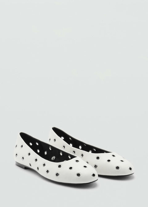 Mango shoes lets in white