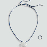 Mango necklace bigs in silver