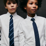 Mango tie stripes in navy