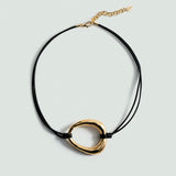 Mango necklace faith in gold