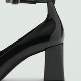 Mango shoes fini in black