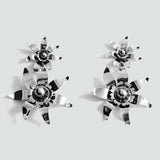 Mango earrings pasiflo in silver