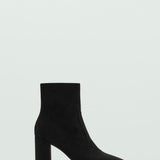 Mango ankle boots bony in black