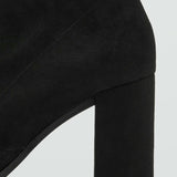 Mango ankle boots bony in black