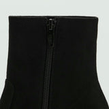 Mango ankle boots bony in black