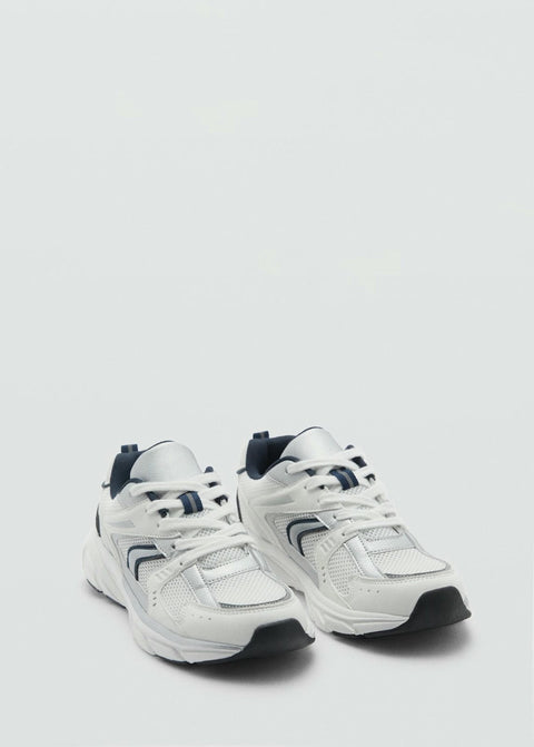 Mango trainers bobi in white