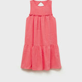 Mango dress golfet in tomato
