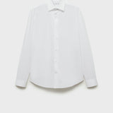 Mango shirt play in white