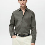 Mango shirt play in grey