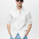 Mango shirt cesare in white