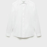 Mango shirt cesare in white