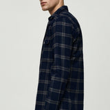 Mango shirt brighton in navy