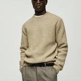Mango sweater adam in pastel green