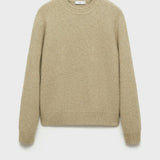 Mango sweater adam in pastel green