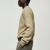 Mango sweater adam in pastel green