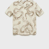Mango shirt cobra in white