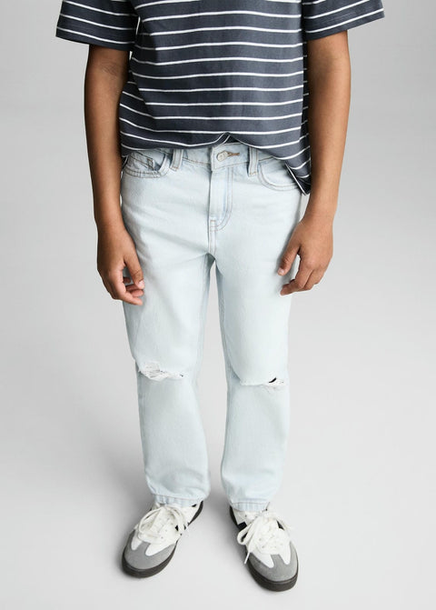 Mango jeans dad in light denim