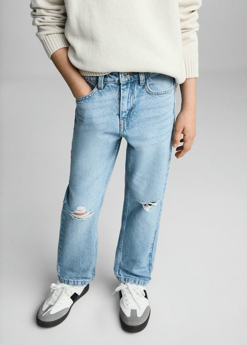 Mango jeans dad in medium denim