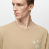 Mango t-shirt mvpbe in beige