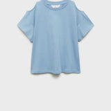Mango t-shirt cutoutl in celestial
