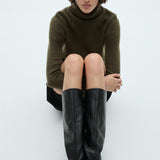 Mango sweater mariana in khaki