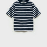 Mango t-shirt trip in navy