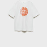 Mango t-shirt esen2 in off white
