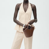 Mango trousers miso in nude