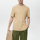 Mango t-shirt liman in beige