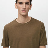 Mango t-shirt liman in khaki