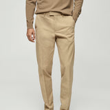 Mango trousers nicco in beige