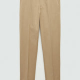 Mango trousers nicco in beige
