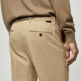 Mango trousers nicco in beige