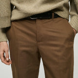 Mango trousers nicco in brown