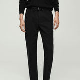 Mango trousers nicco in black