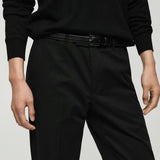 Mango trousers nicco in black