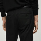 Mango trousers nicco in black