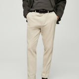 Mango trousers pierreb in stone