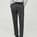 Mango trousers stanford in grey