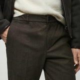 Mango trousers brest in brown