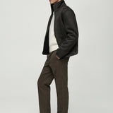 Mango trousers brest in brown