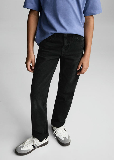 Mango jeans regular in black denim