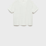 Mango t-shirt jazmin in white
