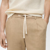 Mango trousers romelino in beige