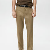 Mango trousers oyster in khaki