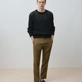 Mango trousers oyster in hunting