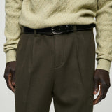 Mango trousers harvard in khaki