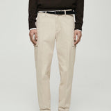 Mango trousers mateo in stone