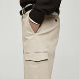 Mango trousers mateo in stone