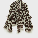 Mango blouse sonja2 in brown